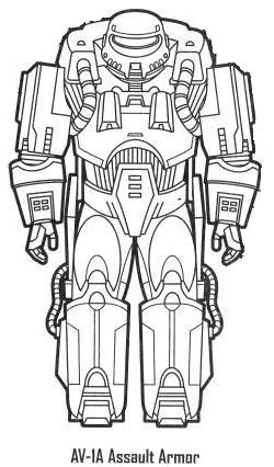 AV-1а assault power armor