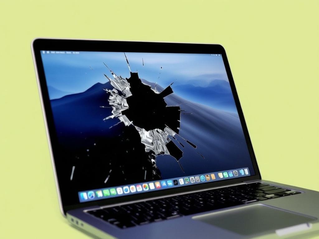 MacBook Pro screen damageфото