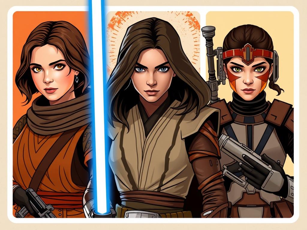     Les femmes fortes de Star Wars : de Padmé à Rey. Jyn Erso, Hera Syndulla, Sabine Wren : résistances plurielles