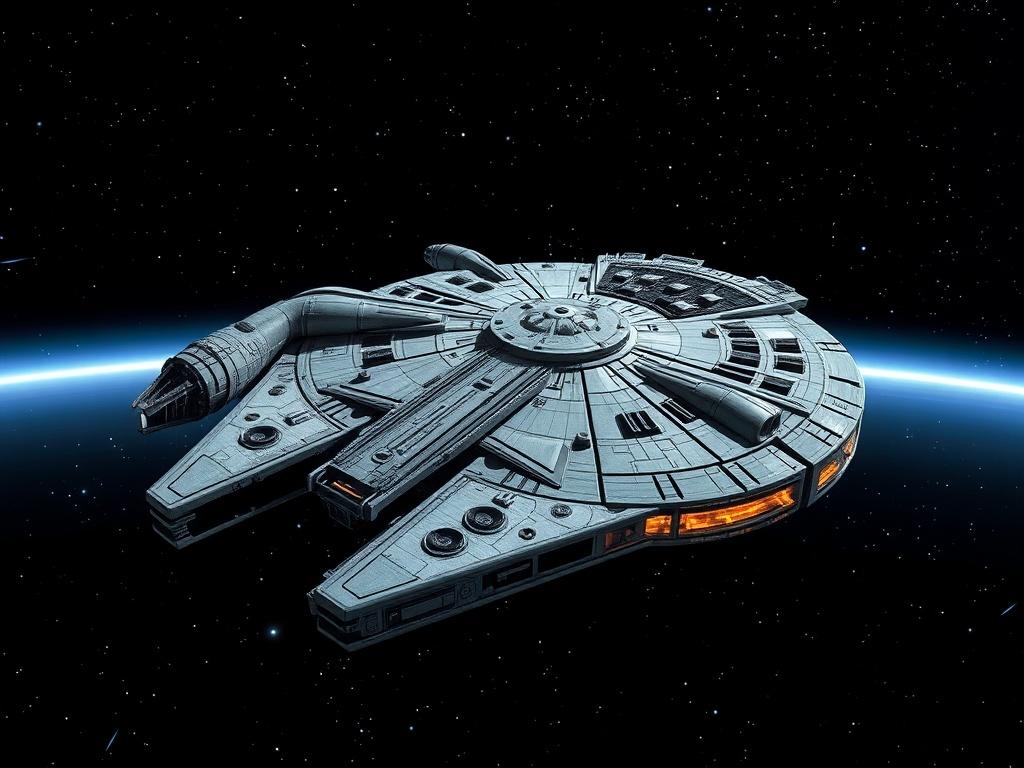 Las naves espaciales más legendarias: El Halcón Milenario.. Técnica y ficción: especificaciones dentro del universo