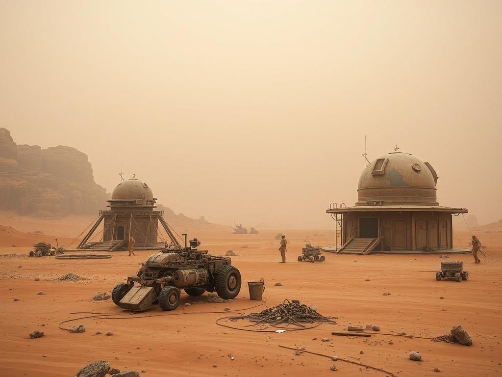     Die Wüstenplaneten Tatooine und Jakku. Materialkultur: Technik, Reparatur und Neuerfindung