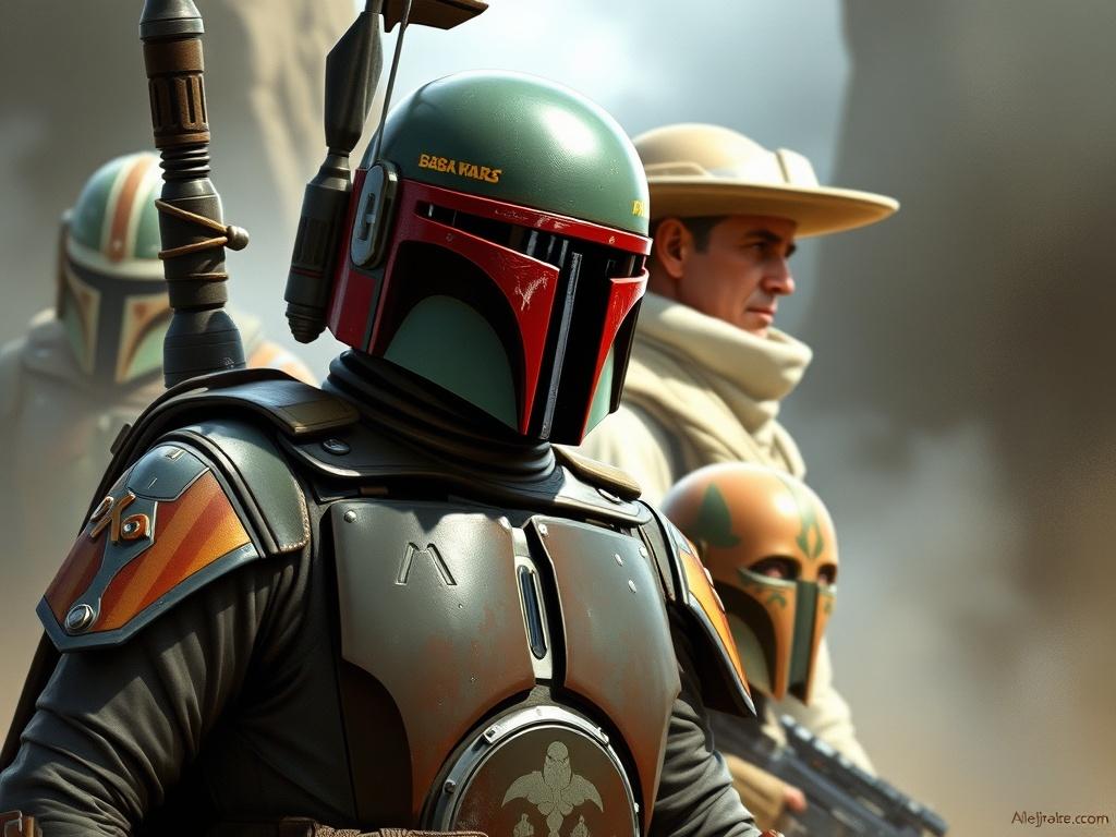 Boba Fett y los cazarrecompensas.. La galería de colegas: rostros y estilos