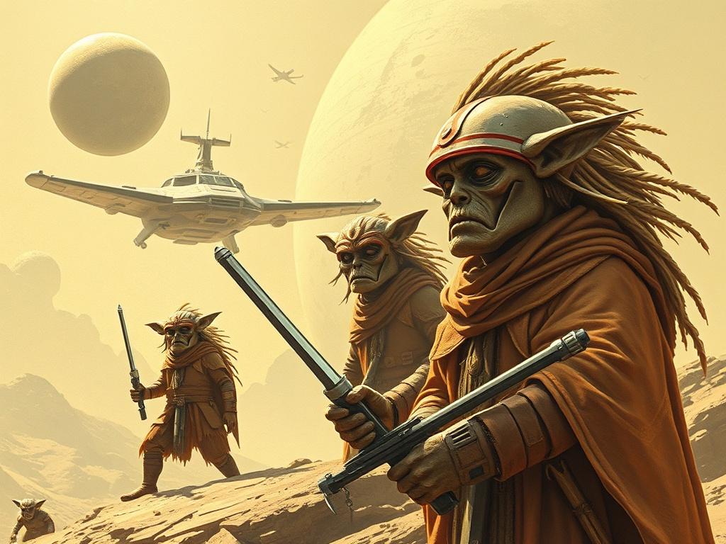     Les cultures indigènes face à l'impérialisme : Ewoks, Gungans, etc.. La science-fiction comme théâtre des anciens impérialismes