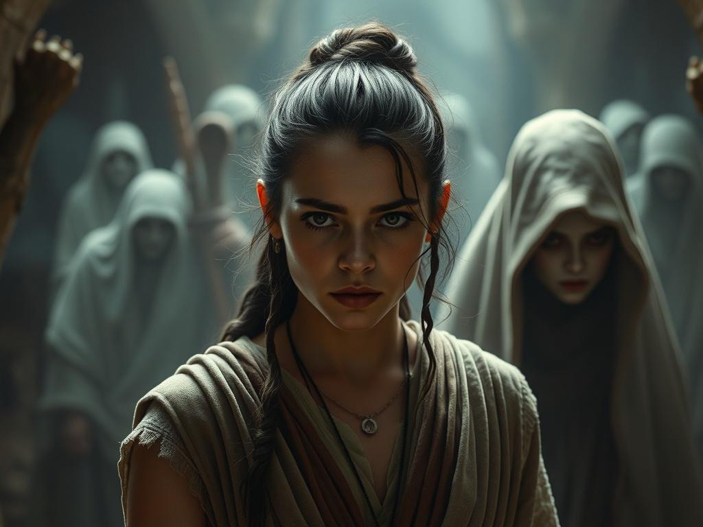     La quête d'identité de Rey face à son héritage. Du miroir aux fantômes : scènes révélatrices de l'identité