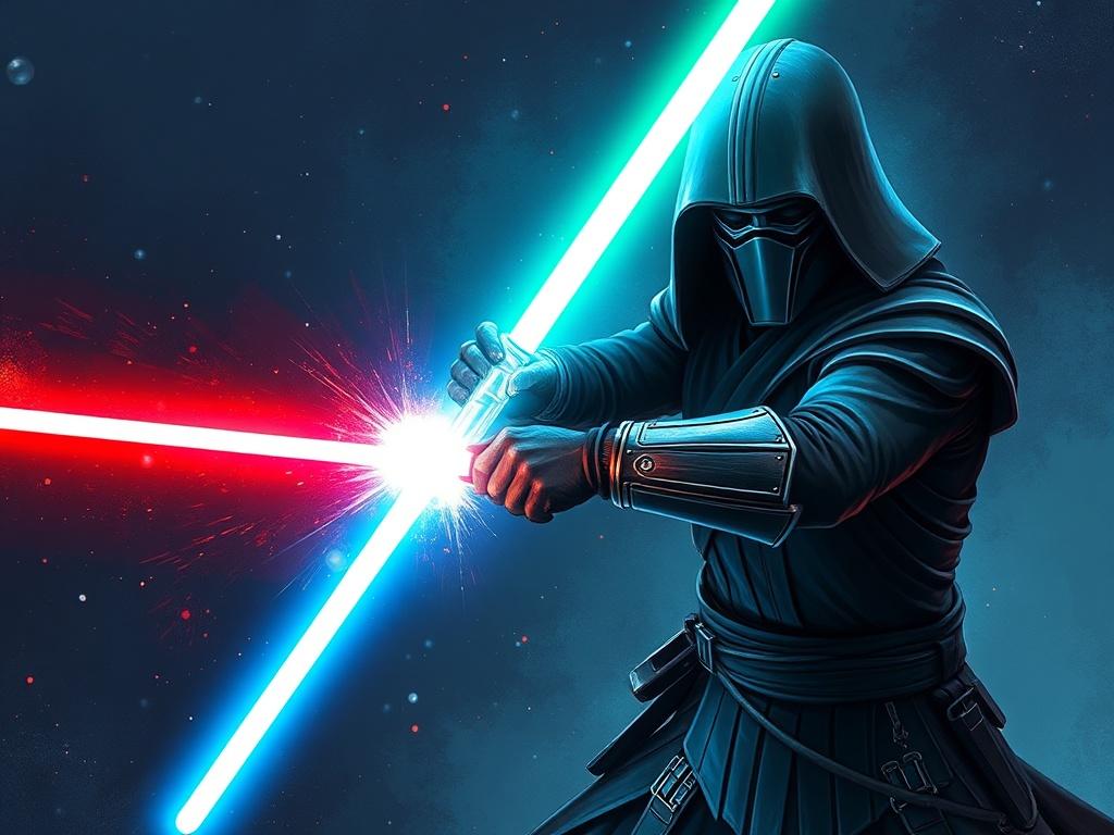     L'art du sabre laser : formes de combat et cristaux Kyber. Le lien entre le porteur et le cristal