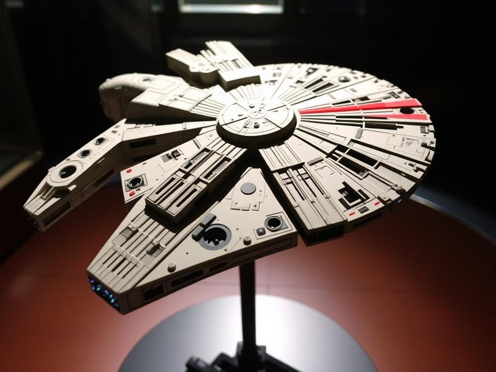 Las naves espaciales más legendarias: El Halcón Milenario.. Tras las cámaras: maquetas, modelos y efectos prácticos